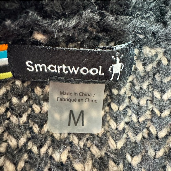 Smartwool Cozy Lodge Buff Check Sweater Size Medium - Picture 16 of 16